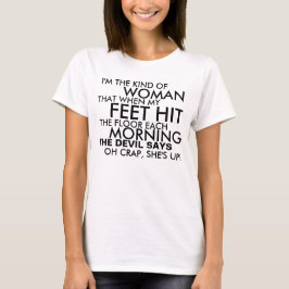 Wie is de duivel bang voor? t-shirt