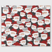 Wie is de echte Kerstman? Cadeaupapier (Vlak)