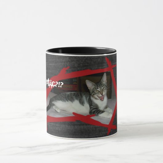 Wie is de echte Psycho? Mok (Midden)