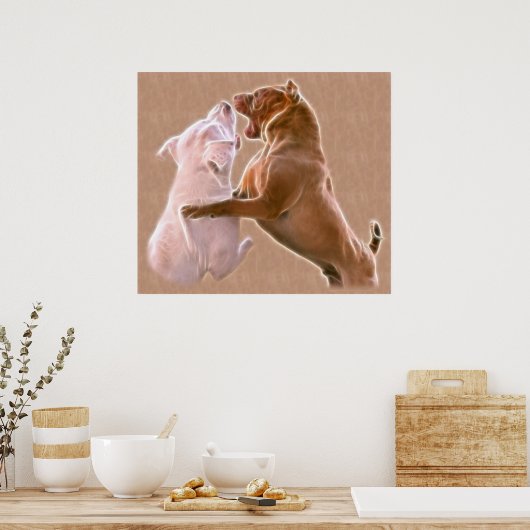 Wie is de Leader van het Pak? Poster (Keuken)