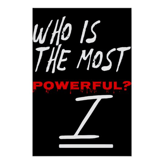 Wie is de machtigste? I Perfect Poster (Voorkant)