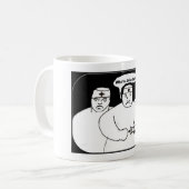 Wie is de mok voor koffie van John Galt (Voorkant links)