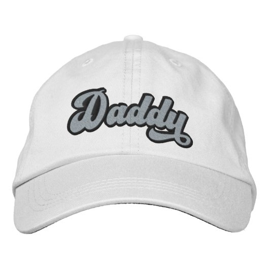 Wie is de Papa Geborduurde Pet (Voorkant)