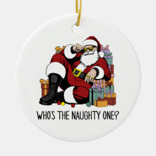 Wie is de stoute keramisch ornament