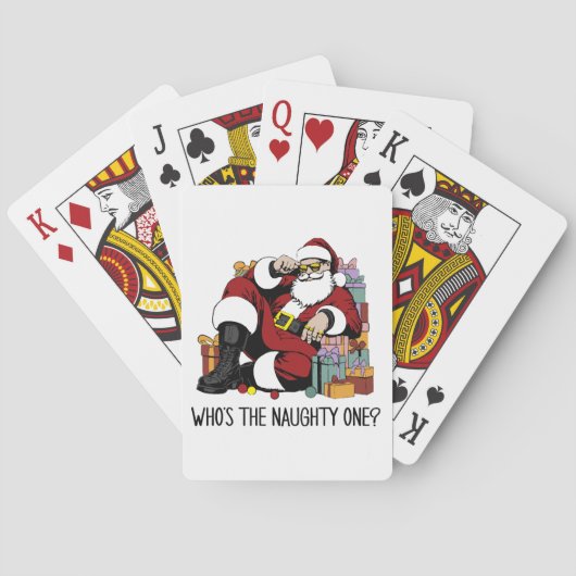 Wie is de stoute pokerkaarten (Achterkant)