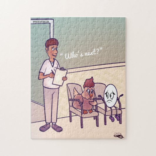 Wie is de volgende Jigsaw Puzzle Legpuzzel (Verticaal)