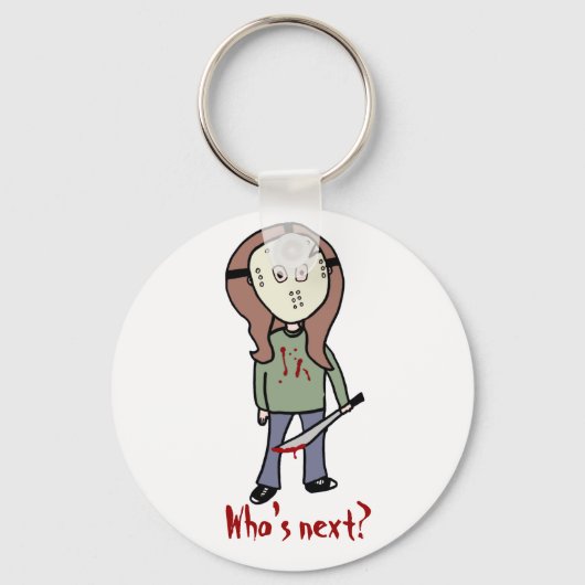 Wie is de volgende? sleutelhanger (Voorkant)