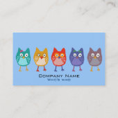 Wie is die visitekaartje (Achterkant)