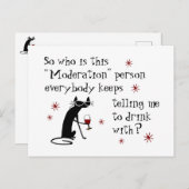 Wie is dit grappige citaat van de Modernisering? Briefkaart (Voorkant / Achterkant)