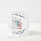 Wie is dit Man? Mok (Voorkant links)