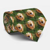 Wie is een braaf hondje? stropdas (Opgerold)