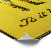 Wie is er afwezig? Ben jij het?  aanwervingspost Poster (Hoek)