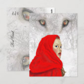 "Wie is er?" Briefkaart (Voorkant / Achterkant)