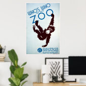 Wie is er in de dierentuin? poster (Thuiskantoor)