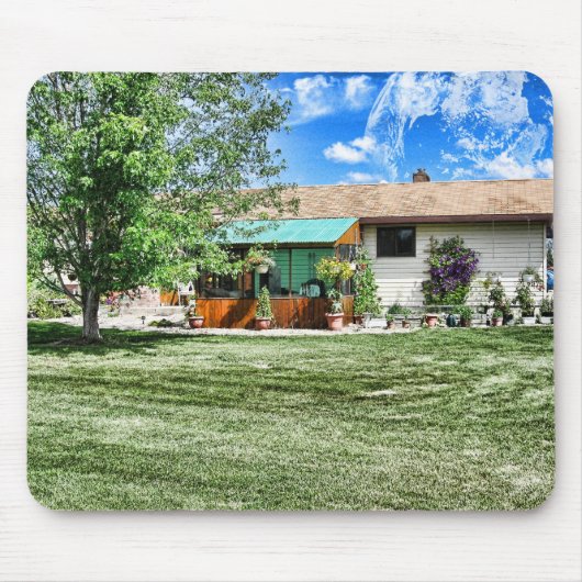 Wie is er op aarde? muismat (Voorkant)