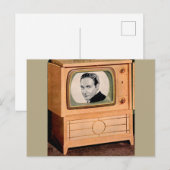Wie is er op tv? briefkaart (Voorkant / Achterkant)