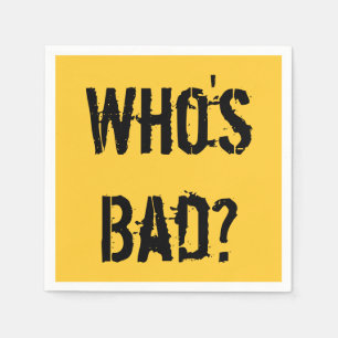 Wie is er slecht? Cocktail Napkin Servetten