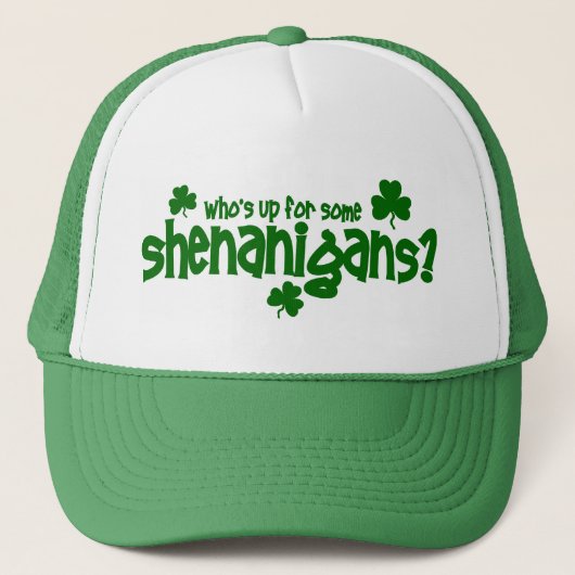 Wie is er voor een paar Shenanigans? Pet (Voorkant)