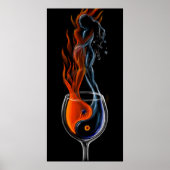 Wie is het vuur, wie is het ijs? poster (Voorkant)