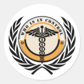 Wie is in Control Sticker (Voorkant)