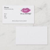 Wie is je Avon dame? Visitekaartje (Voorkant / Achterkant)