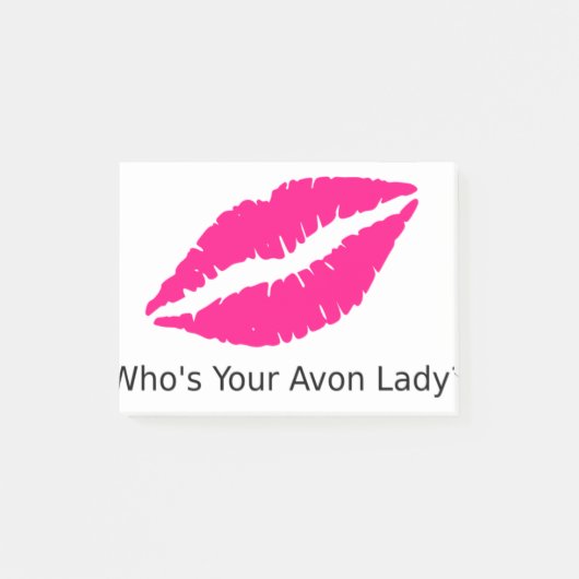 Wie is je Avon Lady Lips? Post-it® Notes (Voorkant)
