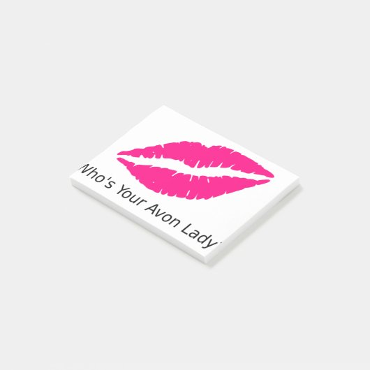 Wie is je Avon Lady Lips? Post-it® Notes (Schuin)
