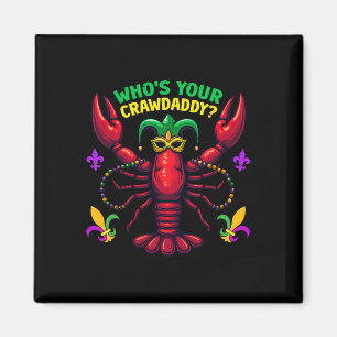 Wie is je Crawdaddy Crawfish Jester Kralen Grappig Magneet