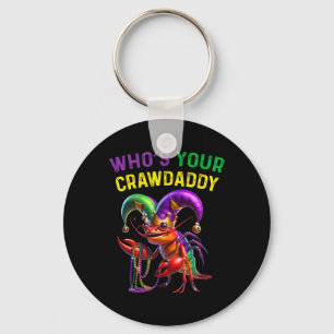 Wie is je Crawdaddy Crawfish Jester Kralen Grappig Sleutelhanger