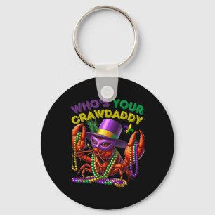 Wie is je Crawdaddy Crawfish Jester Kralen Grappig Sleutelhanger