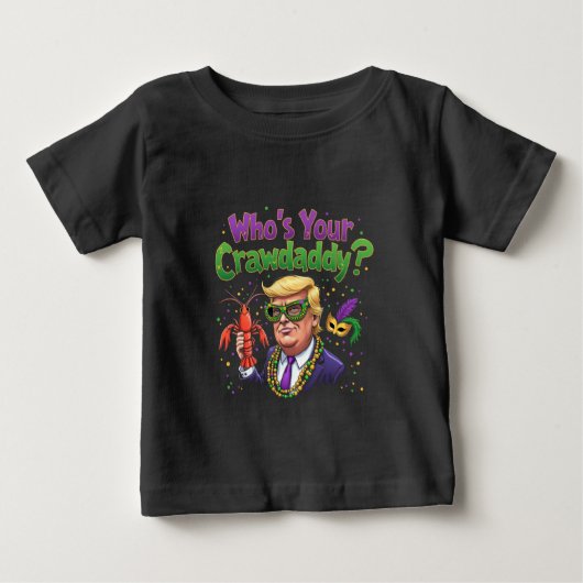 Wie is je Crawdaddy? Grappige Trump Mardi Gras (Voorkant)