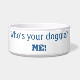 Wie is je hondje Quote hond  Voerbakje