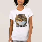 Wie is je kat? CALICO CAT T-shirts (Voorkant)