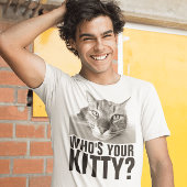WIE IS JE KAT? FUNNY CAT T-SHIRTS
