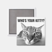 Wie is je kat? Magneten, tablet Magneet (Voorkant / Achterkant)