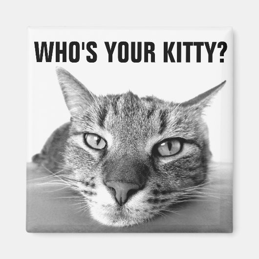 Wie is je kat? Magneten, tablet Magneet (Voorkant)