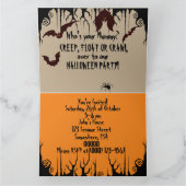 "Wie is je mama?" Uitnodiging voor Halloween Party (Binnen)