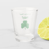 Wie is je Paddy? Shot Glas (Achterkant)