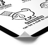 wie is je tweenerdog? design #1 Poster (Hoek)