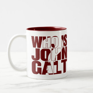 Wie is John Galt? 11oz mok rood