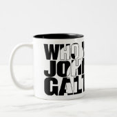 Wie is John Galt? 15 oz mok (Links)