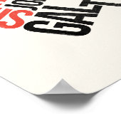 Wie is John Galt? Ayn Rand Poster (Hoek)