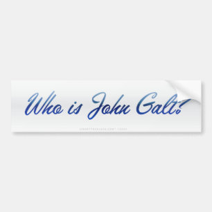 Wie is John Galt? Bumpersticker
