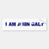WIE IS JOHN GALT BUMPERSTICKER (Voorkant)