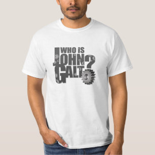 Wie is John Galt? Gears T-shirt