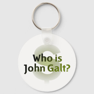Wie is John Galt? Geldsymbool Sleutelhanger