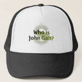 Wie is John Galt? Geldsymbool Trucker Pet (Voorkant)