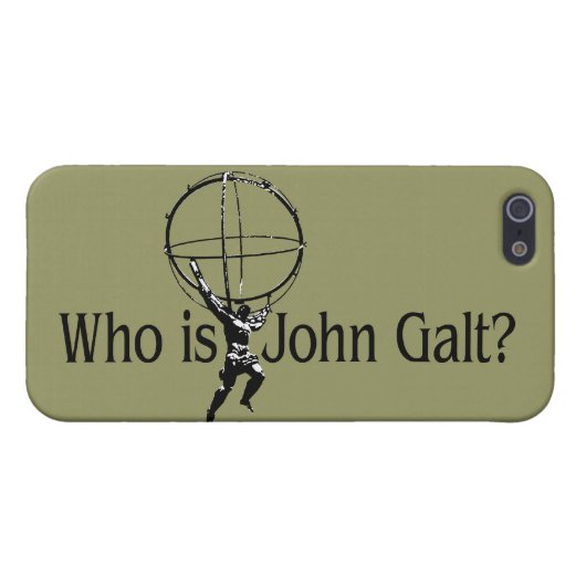 Wie is John Galt? iPhone5-Hoesje iPhone Hoesje (Achterkant Horizontaal)