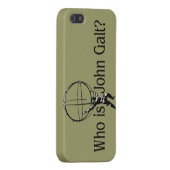 Wie is John Galt? iPhone5-Hoesje iPhone Hoesje (Achterkant Rechts)