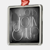 Wie is John Galt? kerstversiering Metalen Ornament (Links)